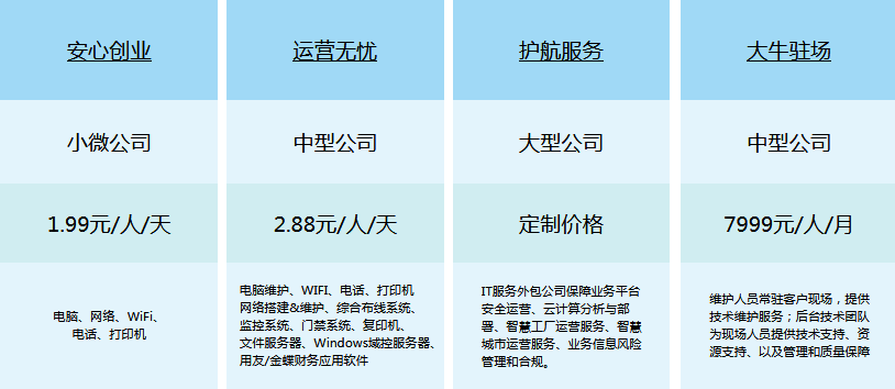 it運維報價