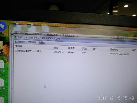 愛普生針式打印機打印無效